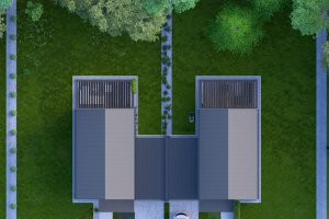 Bliżniak Castor prefabrykowany działka