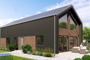 Dom prefabrykowany Sole 100 z poddaszem 3