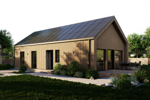 Dom prefabrykowany Sole 94 drewno z wypustem 2