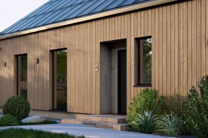 Dom prefabrykowany Sole 94 drewno z wypustem 3