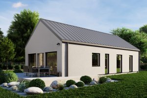 Dom prefabrykowany Sole 94 Tył 2